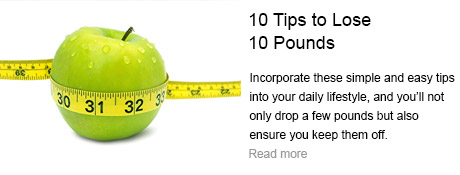 10 Tips to Lose 10 Pounds