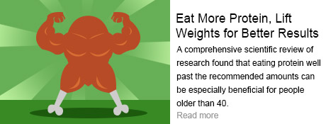 Eat More Protein, Lift Weights for Better Results If You're Over 40