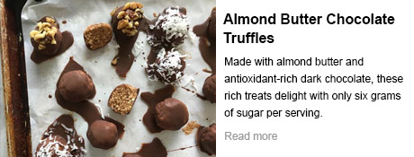 Almond Butter Chocolate Truffles