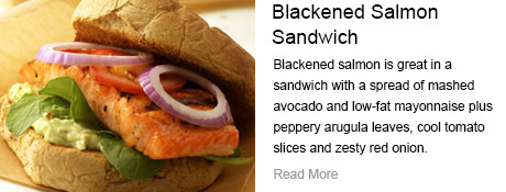Blackened Salmon Sandwich